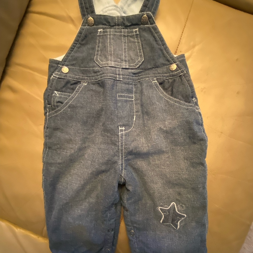The Children’s Place fleece lined Overalls - size 3-6 months